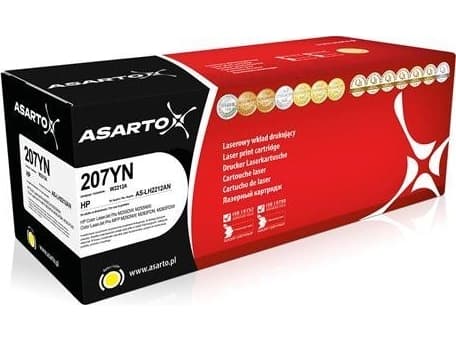 Asarto toner for HP 207YN | W2212A | 1200 pages | yellow | with chip
