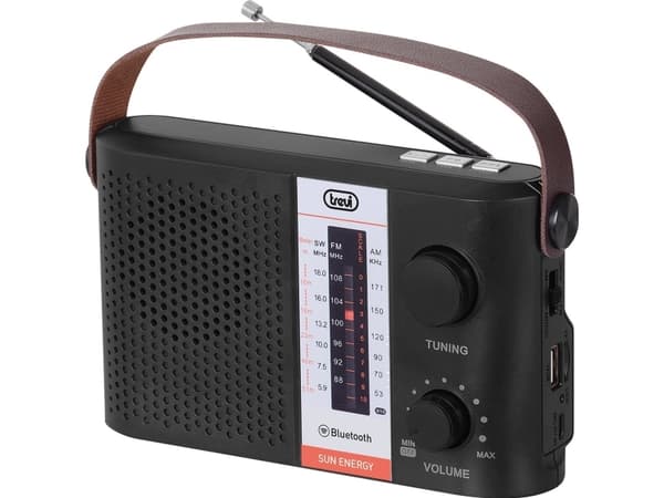 Trevi RA 7F25 BT, Bærbar, Analog og digital, AM, FM, SW, MP3, 3,5 mm, Micro-USB, USB Type-A