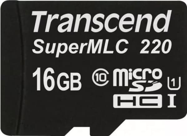 TRANSCEND TS16GUSD220I Transcend SuperMLC SDHC memory card 16GB UHS-I 85/65 MB/s