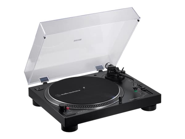 Audio-Technica AT-LP120XBT-USB, Suoravetolevysoitin, Ohje, Musta, Alumiini, 33 1/3,45,78 RPM, Elektroninen jarru
