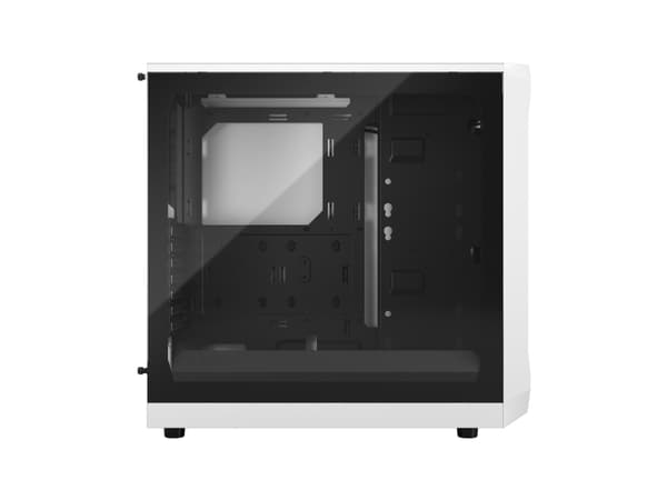 Fractal Design Focus 2 RGB - Tower - ATX - sidepanel med vindu (herdet glass) - ingen strømforsyning (ATX) - hvit TG-klar fargetone - USB/lyd