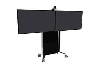 EDBAK TV SLIM wall mount, 50 to 86", max 68 kg, black Sort