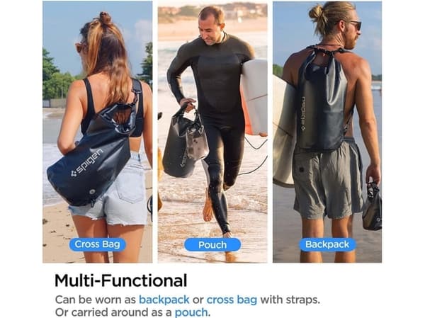 Spigen AquaShield A630, Sort, Grå, 20 l, Monokromatisk, Alle kjønn