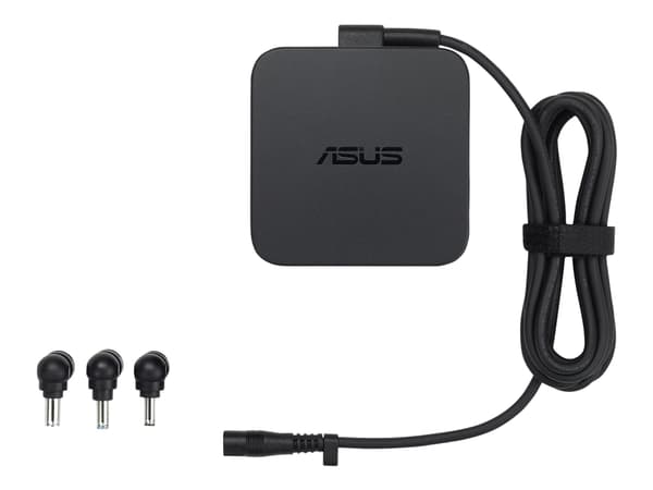 ASUS U65W-01 Universal Mini Mulit-tips Adaptor, Kannettava tietokone, Sisä- ja ulkotila, 100 - 240 V, 50 - 60 Hz, 65 W, 19 V musta