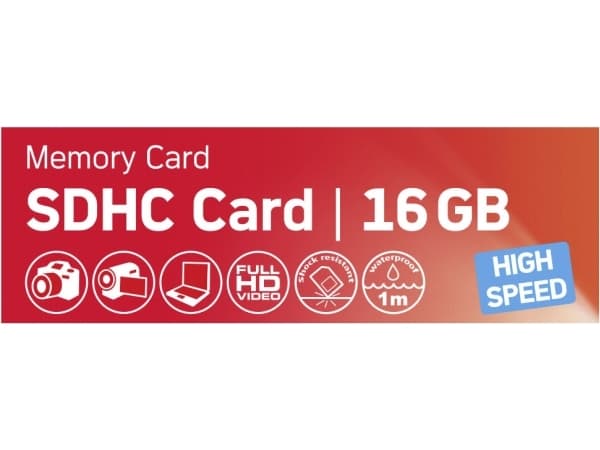 AgfaPhoto - Flash-minneskort - 16 GB - Class 10 - SDHC