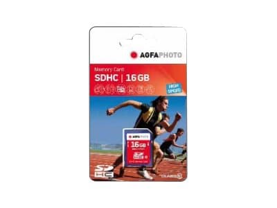 AgfaPhoto - Flashminnekort - 16 GB - Class 10 - SDHC