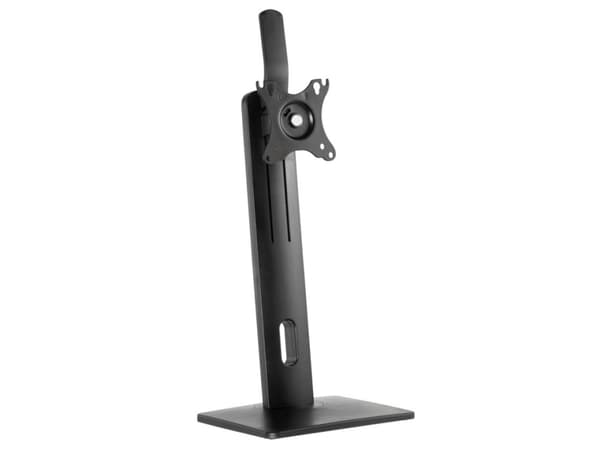 eSTUFF - Ställ - för LCD-display - svart - skärmstorlek: 13"-27" - skrivbord