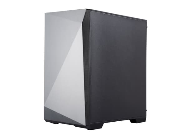 Zalman Z1 Iceberg - Mid tower - micro ATX - genomskinlig sidopanel (härdat glas) - ingen strömförsörjning - svart - USB/ljud