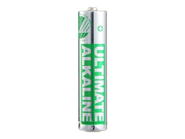 Deltaco Ultimate Alkaline AAA, Kertakäyttöinen akku, AAA, Alkali, 1,5 V, 10 kpl, Cd (kadmium), Hg (elohopea), Pb (lyijy)