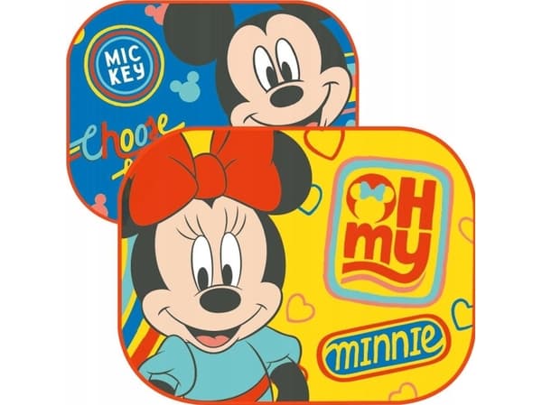 Seitsemän auton aurinkosuojaa Disney Minnie &amp; Mickey