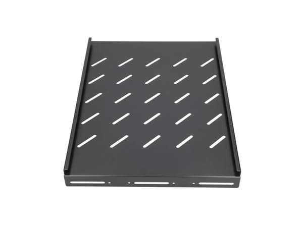 Extralink EX.19096, Rackhylle, Sort, Stål, 1U, 48,3 cm (19"), 350 mm