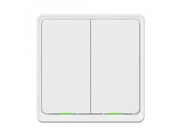 Tesla TSL-SWI-ZIGBEE2, Trådløs, ZigBee, Hvit, 280 W, Vegg, Knapper