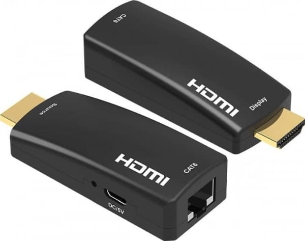 PremiumCord PREMIUMCORD HDMI FULL HD 1080p forlenger 50m via én Cat5e/6-kabel