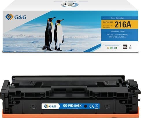 G&G Toner G&G-kompatibel toner med HP W2410A, NT-PH2410BK, HP 216A, svart, 1050s