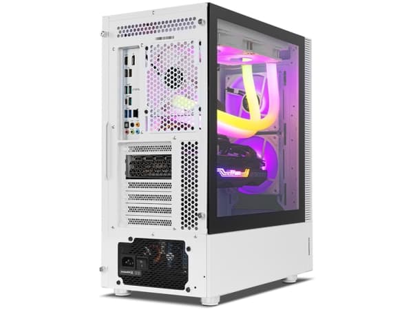 NOX Hummer Nemesis, Midi Tower, PC, Hvit, ATX, Micro ATX, ABS, SPCC, Stål, Multi