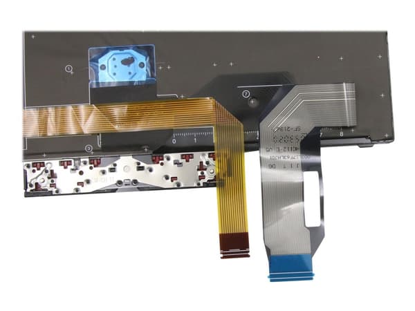 Chicony - Erstatningstastatur for bærbar PC - bakbelysning - Russisk - svart - for ThinkPad P15s Gen 1 20T4, 20T5