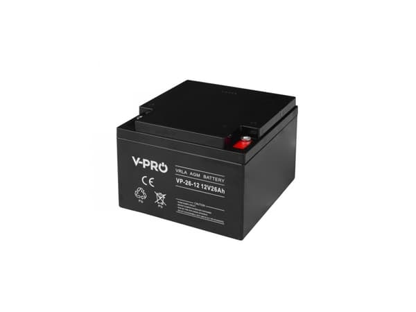VOLT POLEN BATTERI AGM VPRO 12V 26 AH