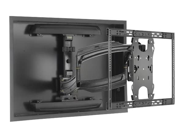 Chief Thinstall Large Dual Arm Wall Mount - For Displays 42-75" - Black - Brakett - full bevegelse - for flatpanel - svart - skjermstørrelse: 42"-75"