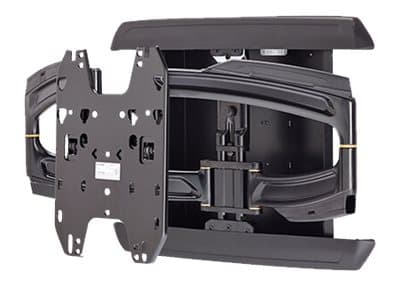 Chief Thinstall Large Dual Arm Wall Mount - For Displays 42-75" - Black - Brakett - full bevegelse - for flatpanel - svart - skjermstørrelse: 42"-75" Sort