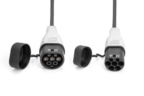 Digitus DK-3P32-S-075, Musta, Tyyppi 2, Tyyppi 2, Suora, Suora, IP55