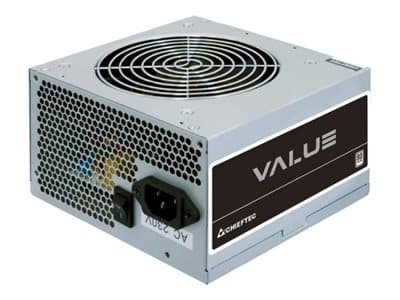 Chieftec VALUE SERIES APB-600B8 - Strømforsyning (intern) - ATX12V 2.3 - 80 PLUS - AC 200 - 240 V - 600 watt - aktiv PFC Stål