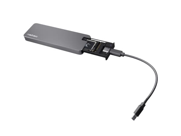 NATEC Rhino M.2 NVME, SSD-kabinett, M.2, M.2, Ultra M.2, USB-tilkobling, Sort