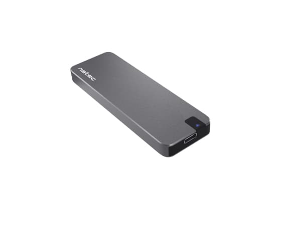 NATEC Rhino M.2 NVME, SSD-kabinett, M.2, M.2, Ultra M.2, USB-tilkobling, Sort