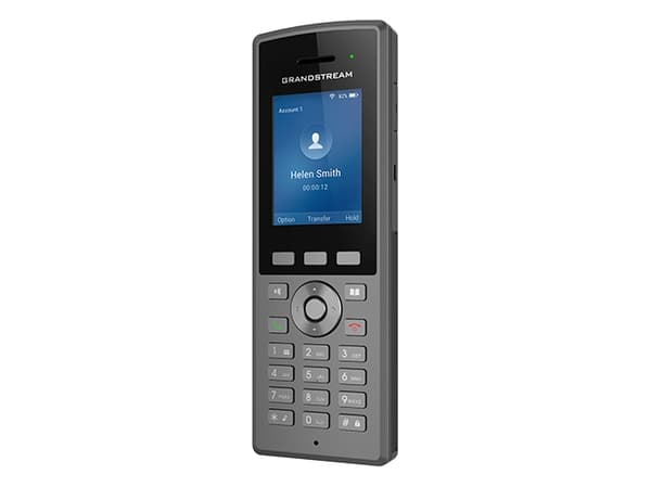 Grandstream WP825 - Trådlös VoIP-telefon - med Bluetooth interface - IEEE 802.11a/b/g/n/ac (Wi-Fi) - 3-riktad samtalsförmåg - SIP, RTCP, RTP, SRTP -