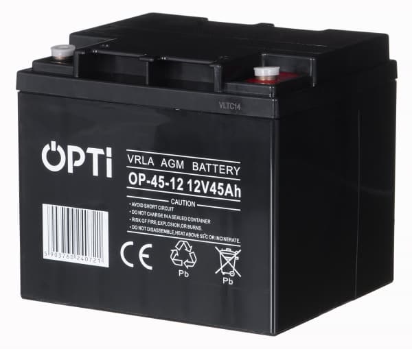 Volt Käytetty OPTI 12V/45Ah akku
