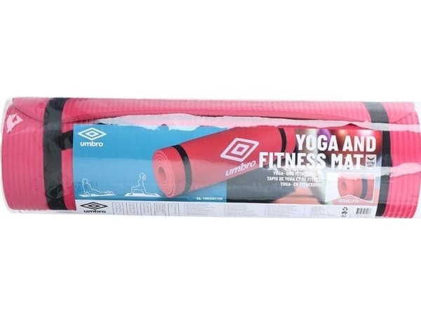 Umbro - Fitness matto, jooga liukuhihnalla (punainen)