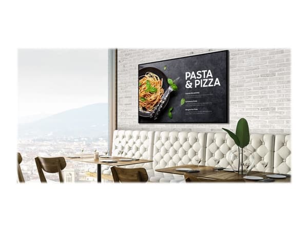 Samsung QM43B-T, Digitaalinen litteä infotaulu, 109,2 cm (43"), VA, 3840 x 2160 pikseliä, Wi-Fi, 24/7