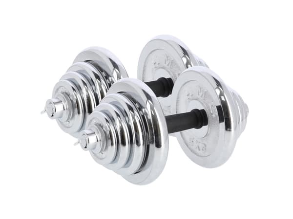 HMS STC50 DUMBLUE/BUMBLER I KROMKOFFERT 2x25KG HMS