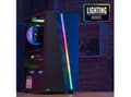 Miniatyrbild 5 av 5: AeroCool Blade-G-BK-v1 - Mid tower - ATX - genomskinlig sidopanel (härdat glas) - ingen strömförsörjning (ATX) - svart - USB/ljud