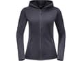 Pikkukuva 1 / 5: Jack Wolfskin Bluza damska Baiselberg Hooded Fz W graphite r. M (1710771_1388)