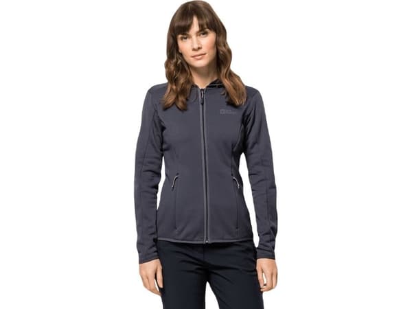 Jack Wolfskin Women's Sweatshirt Baiselberg Hooded Fz W graphite r. S (1710771_1388)