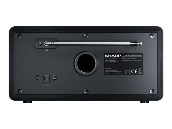 Sharp DR-450 - DAB-radio - 3 watt (Total) - svart