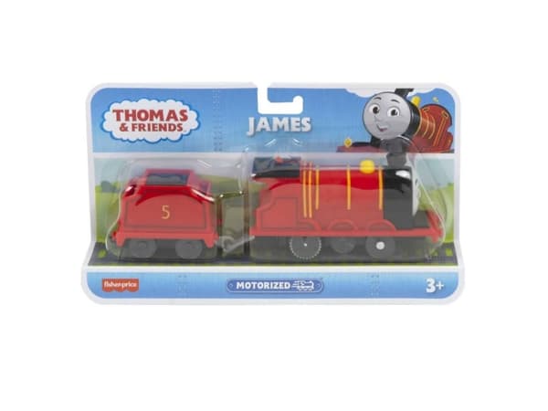 Thomas & Friends Motorized James Engine, Tog, 3 år, AAA, Plast, Sort, Rød