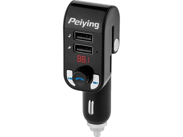 PeiYing FM Transmitter Peiying FM Transmitter URZ0466 Bluetooth, LED, USB, SD/MMC, MP3/WMA