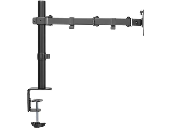 Goobay 58528, 8 kg, 43,2 cm (17"), 81,3 cm (32"), 100 x 100 mm, Korkeudensäätö, Musta