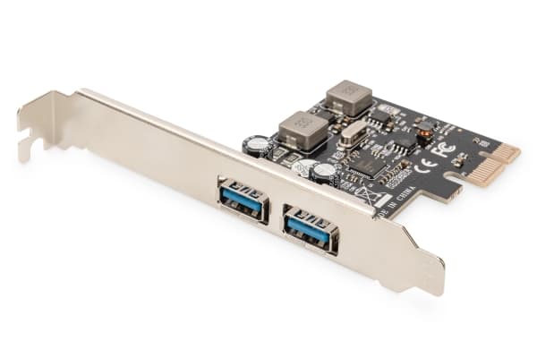 DIGITUS - USB-adapter - PCIe 2.0 låg profil - USB 3.0 x 2