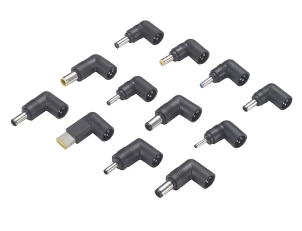 Sandberg - Strømadapter - EU+UK - AC 100-240 V - 90 watt - utgangskontakter: 12