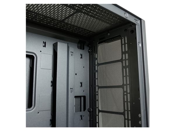 LC Power Gaming 900B Lumaxx Gloom - Mid tower - ATX - sidepanel med vindu (herdet glass) - svart - USB/lyd