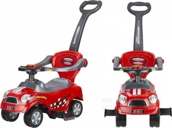 Lean Sport Ride-On Trillevogn med Guide Coupe Rød