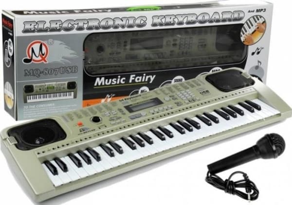 Lean Sport Keyboard MQ807 Organy Pianinko + Mikrofon USB