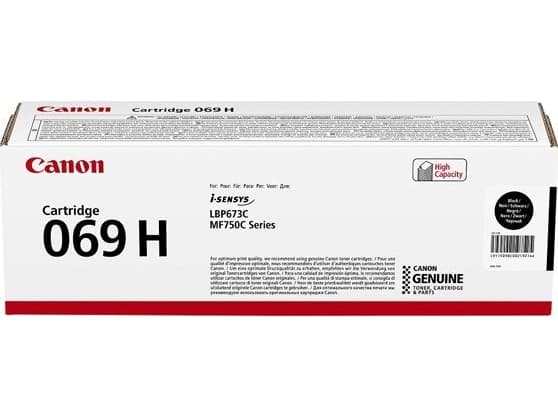 Canon 069H - Høy ytelse - svart - original - boks - tonerpatron - for i-SENSYS LBP673Cdw, LBP673dw, MF752Cdw, MF754Cdw