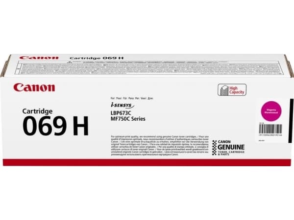 Canon 069H - Høy ytelse - magenta - original - boks - tonerpatron - for i-SENSYS LBP673Cdw, LBP673dw, MF752Cdw, MF754Cdw