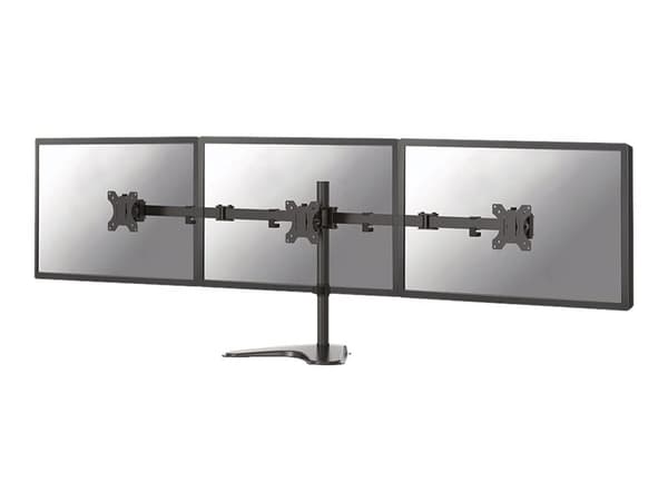 Neomounts FPMA-D550DD3 - Stativ - full bevegelse - for 3 skjermer - svart - skjermstørrelse: 13"-27" - skrivebord
