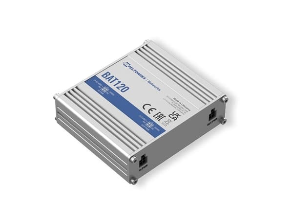Teltonika - Strømforsyning (DIN-skinnemonterbar / ekstern) - DC 9 - 30 V - 22 watt - 2 x batteri - litiumion - 17 Wh