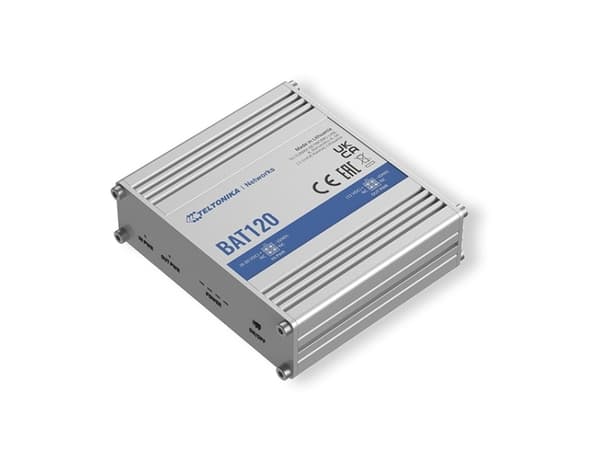 Teltonika - Strømforsyning (DIN-skinnemonterbar / ekstern) - DC 9 - 30 V - 22 watt - 2 x batteri - litiumion - 17 Wh