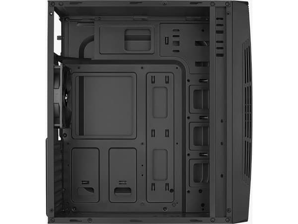 Aerocool PGS Talon - Mid tower - ATX - genomskinlig sidopanel (akryl) - ingen strömförsörjning (ATX) - svart - USB/ljud